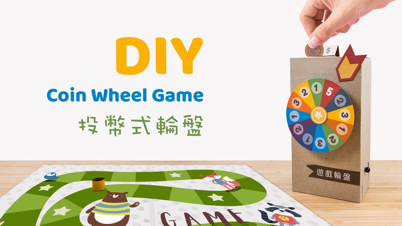 Chơi board game có thể học tiếng Trung ? DIY trò bánh xoay hoạt động bằng xu.