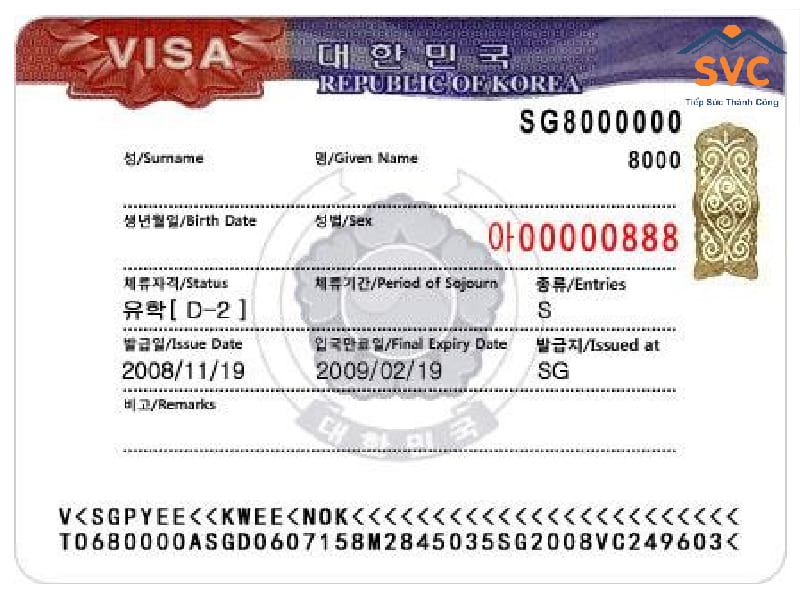 Visa D2 du học Hàn Quốc là gì?