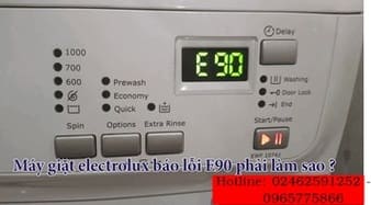 Nguyên nhân máy giặt electrolux báo lỗi e90 Nguyên nhân máy giặt electrolux báo lỗi e90